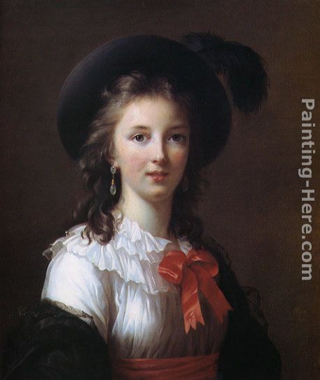 Self Portrait - age 26 painting - Elisabeth Louise Vigee-Le Brun Self Portrait - age 26 art painting